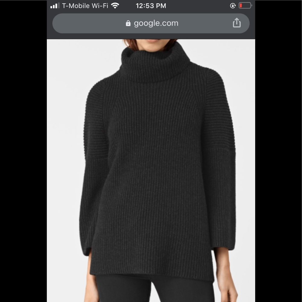 All saints Jago roll neck
